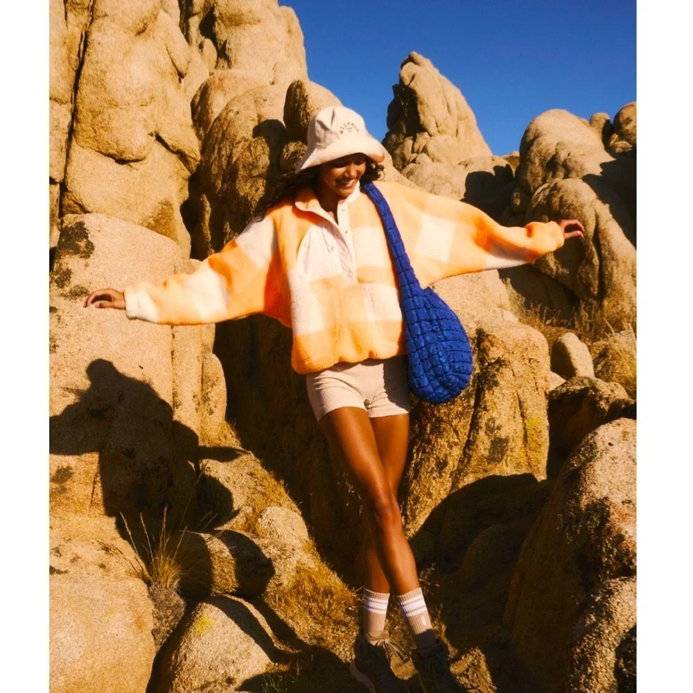 Free People FP Movement Hit The Slopes Rocky Ridge Printed Pullover - Picture 2 of 8